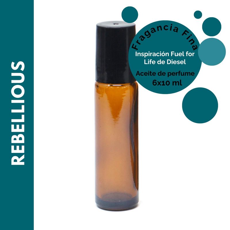 Rebellious Fine Fragrance Perfume Oil 10ml - White Label