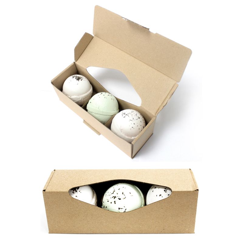 Set of Three Gin & Tonic Bath Bombs - White Label