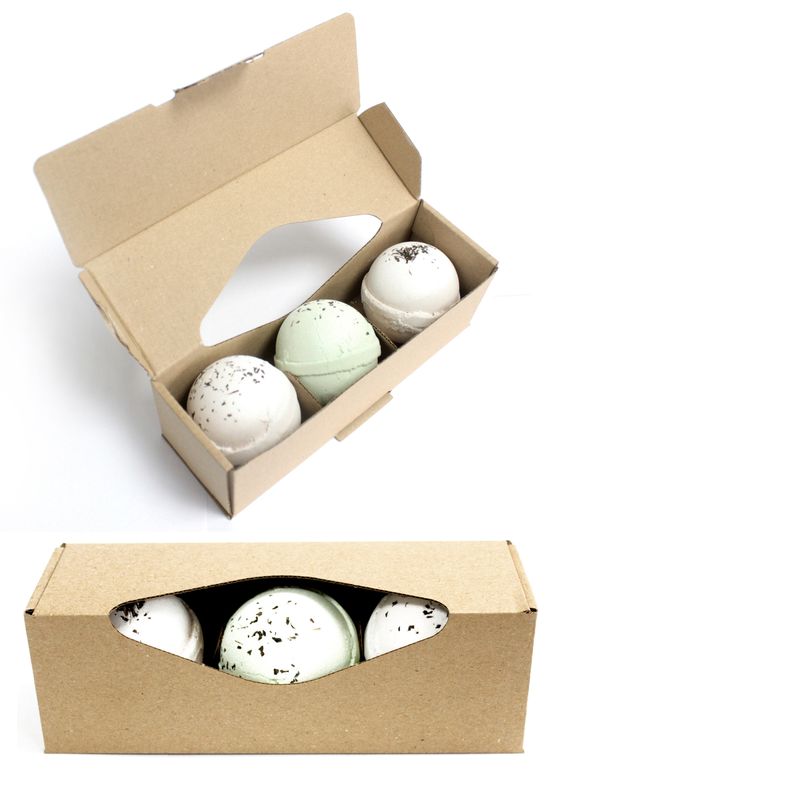 Set of Three Mojito Bath Bombs - White Label