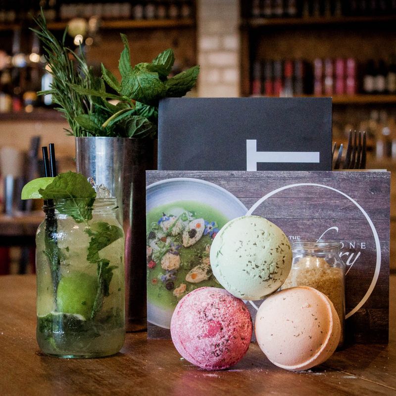 Set of Three Mojito Bath Bombs - White Label