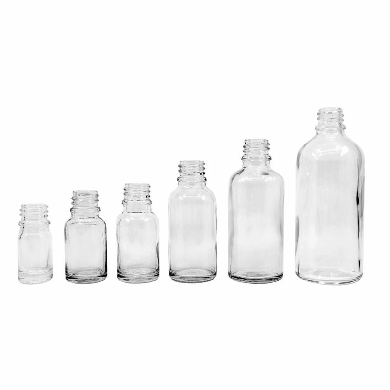 30ml Clear Glass Dropper Bottle - No Cap
