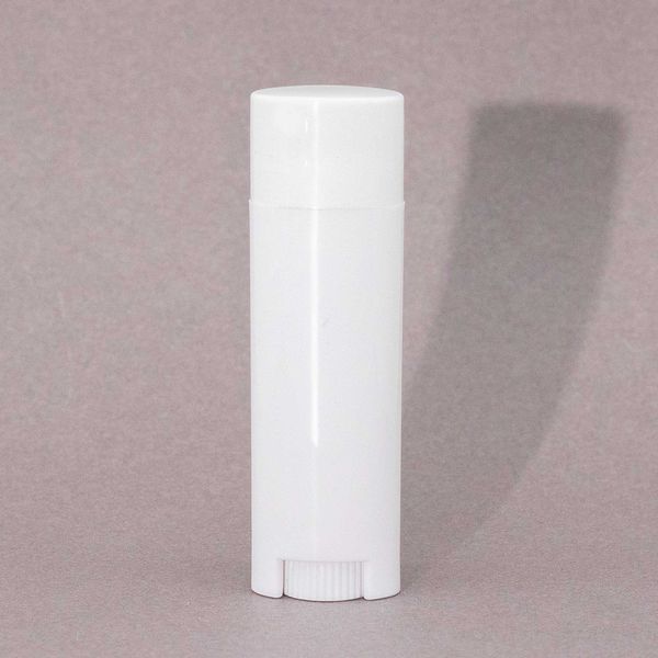 Oval White Lipstick Dispencer - 5gms (6.6x1.9x1.2cm)