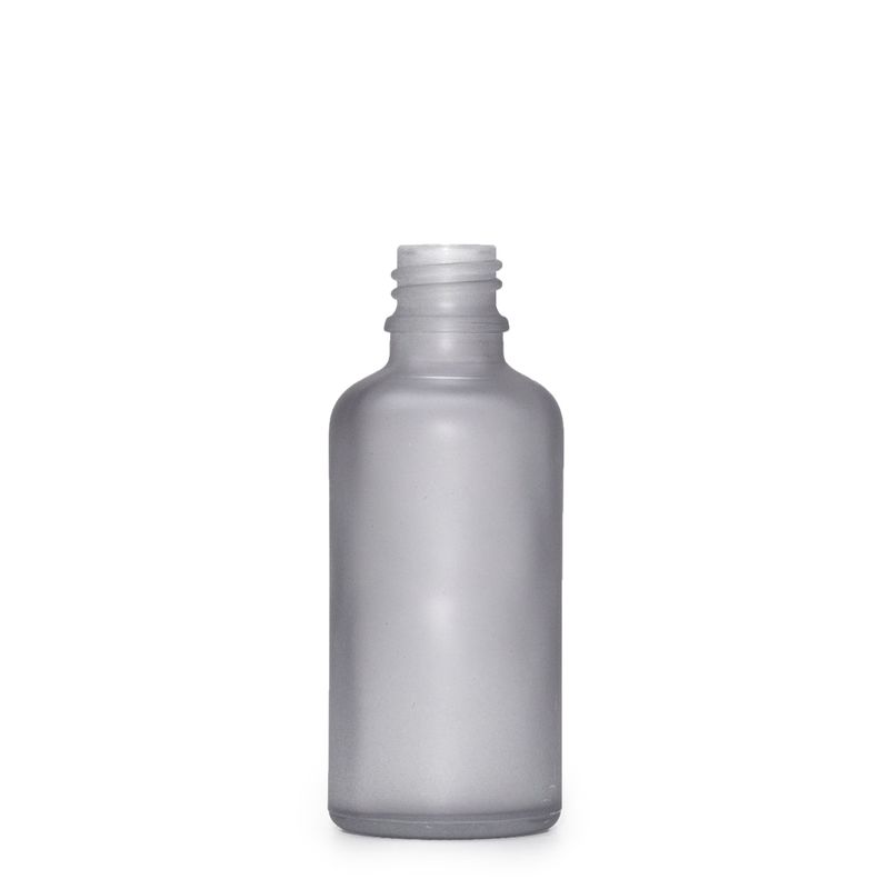 10ml Frosted Grey Glass Dropper Bottle