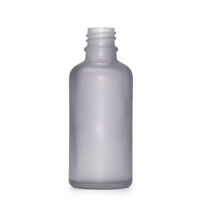 50ml Frosted Grey Glass Dropper Bottle