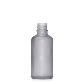100ml Frosted Grey Glass Dropper Bottle
