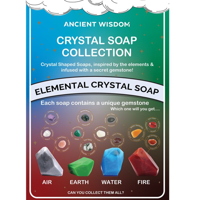 Crystal Elemental Soap Starter - 108 Soaps & Poster