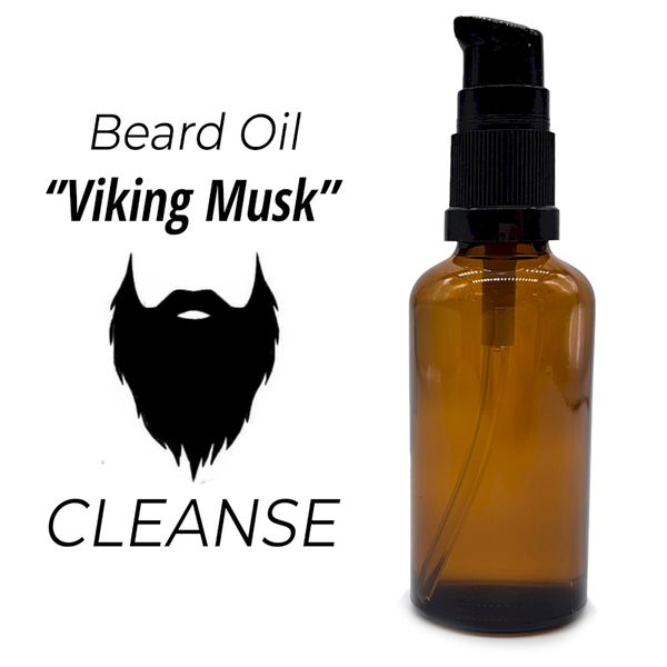 50ml Beard Oil - Viking Musk - White Label