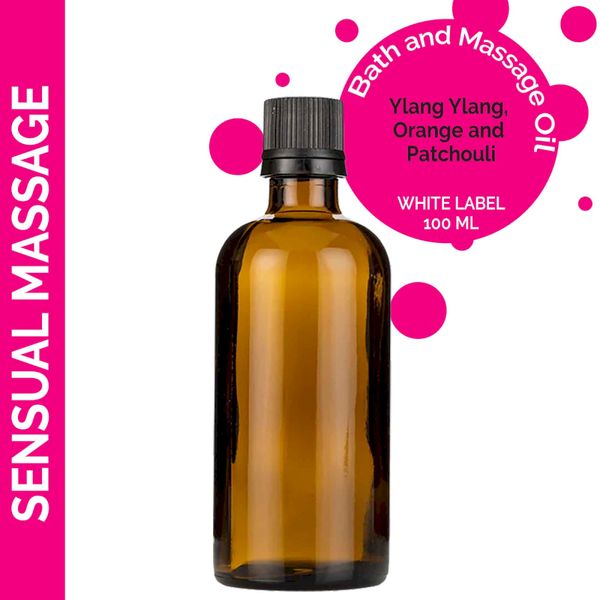 Sensual Massage Oil / Bath Oil 100ml - White Label