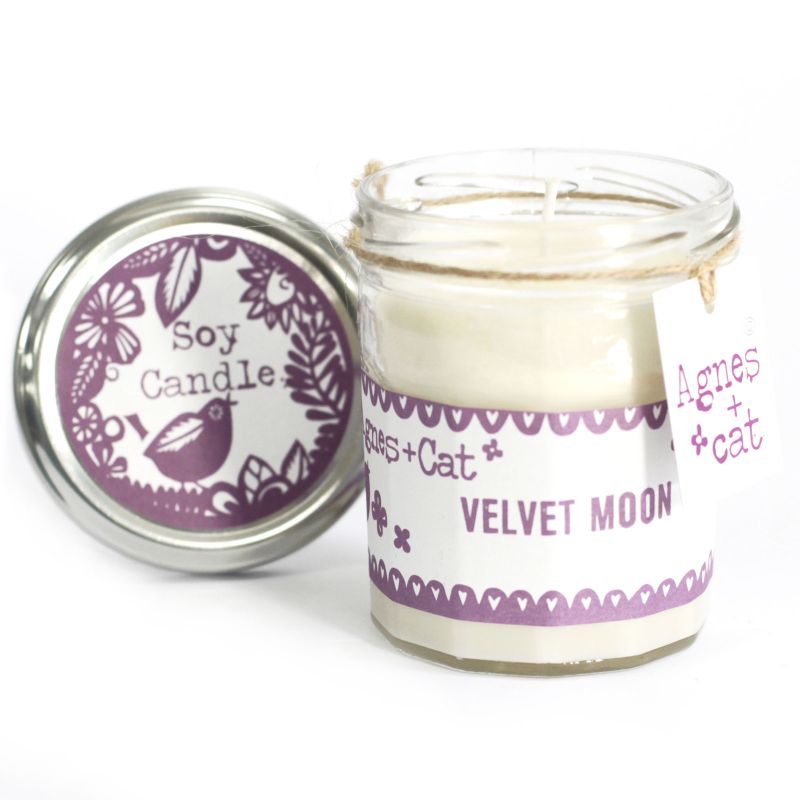 Jam Jar Candle - Velvet Moon
