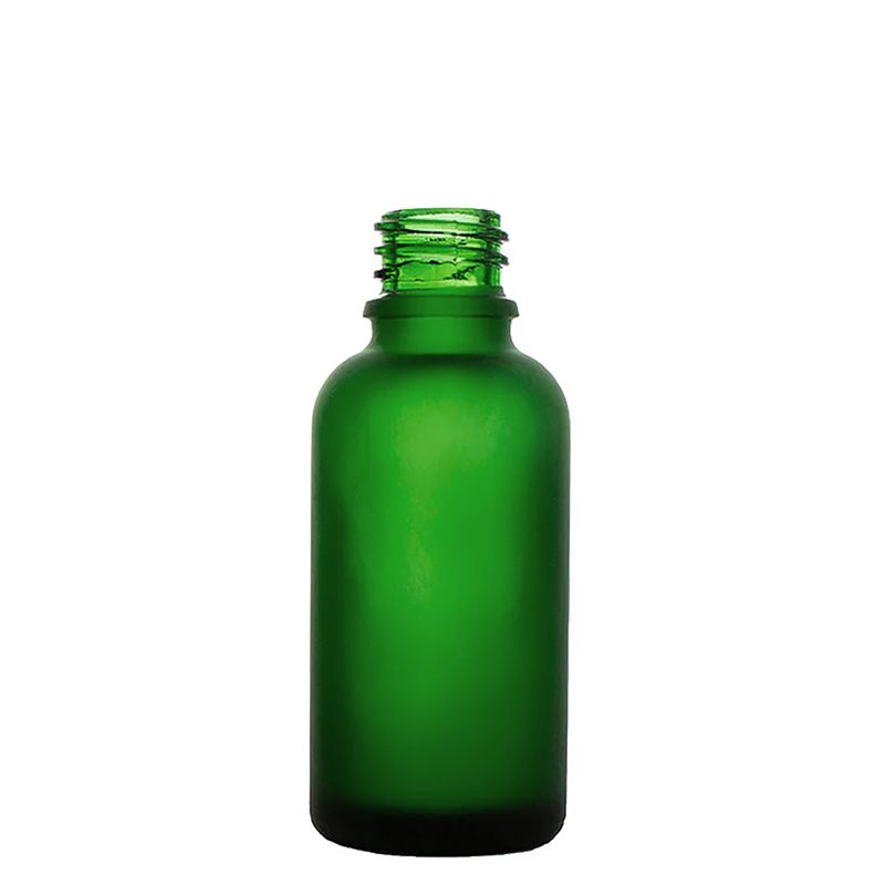 10ml Frosted Green Glass Dropper Bottle