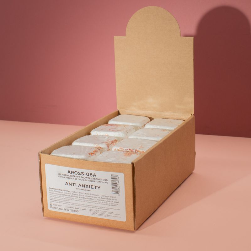 Aromatherapy Shower Steamer 70g - Anti Anxiety - White Label