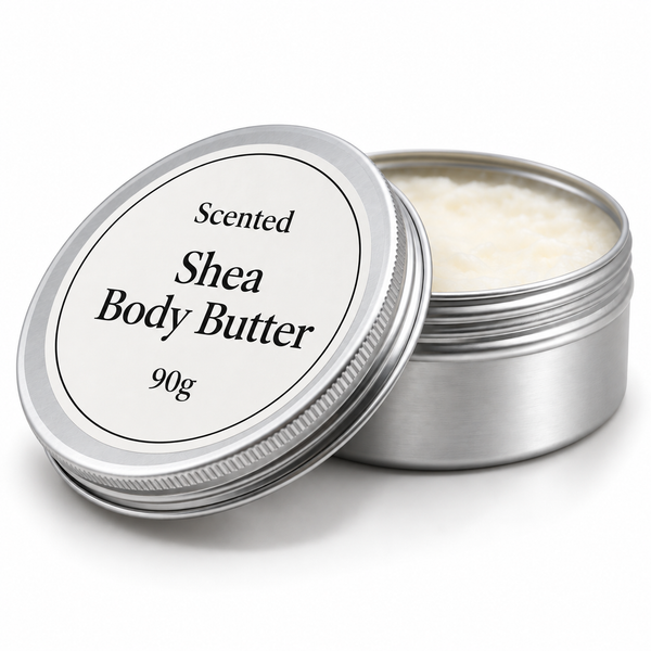 White Label Scented Shea Body Butters 90g