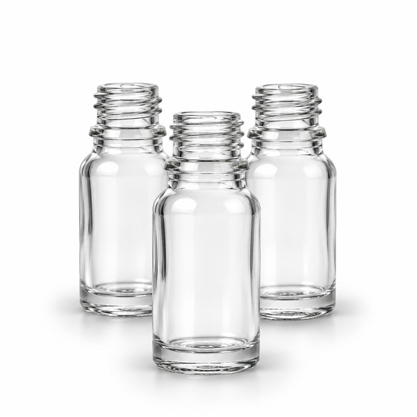 Clear Glass Dropper Bottles