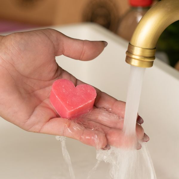 Heart Guest Soap - Wild Rose - White Label