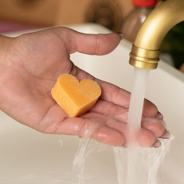 Heart Guest Soap - Orange & Warm Ginger - White Label