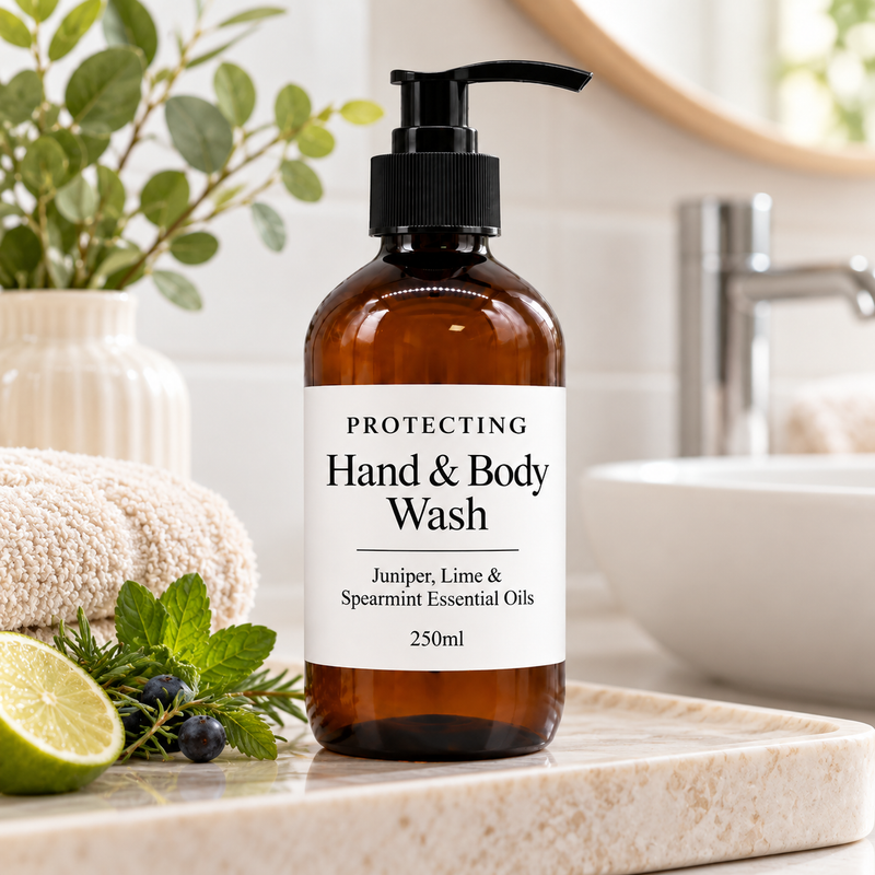 White Label Juniper, Lime & Spearmint Hand & Body Wash 250ml