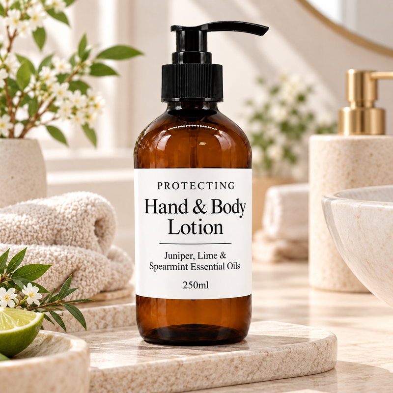 White Label Juniper, Lime, Spearmint Hand & Body Lotion 250ml