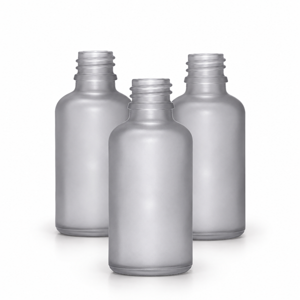 Frosted Glass Dropper Bottles