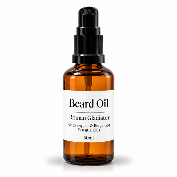 Roman Gladiator Beard Oil 50ml - White Label