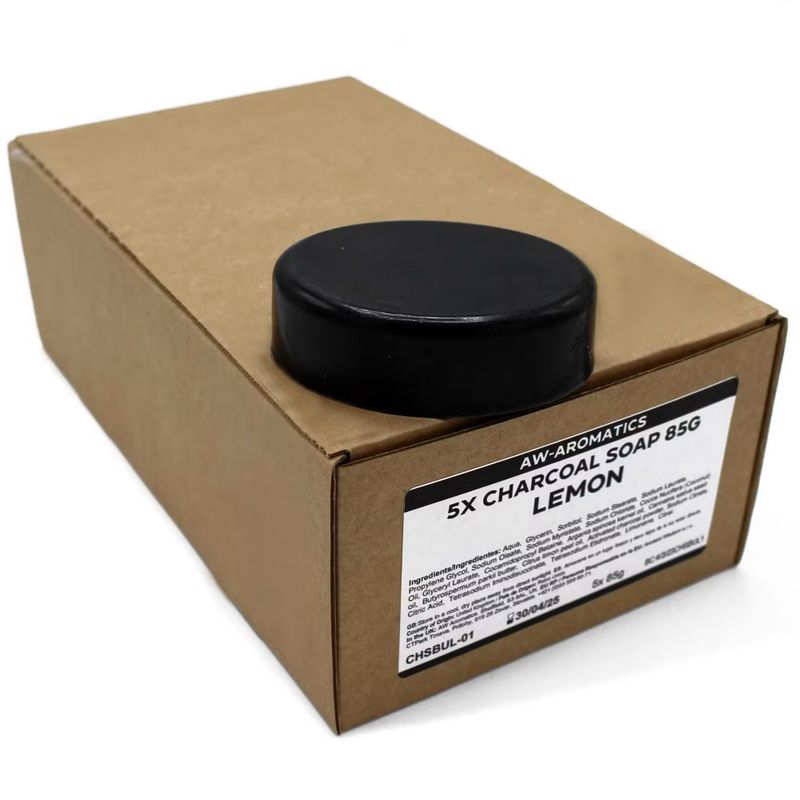 Charcoal Soap 85g - Lemon - White Label
