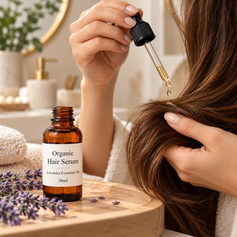 Organic Hair Serum 30ml - Rosemary - White Label