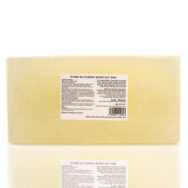 Melt and Pour Soap Base Crystal SLES SLS Free 2KG