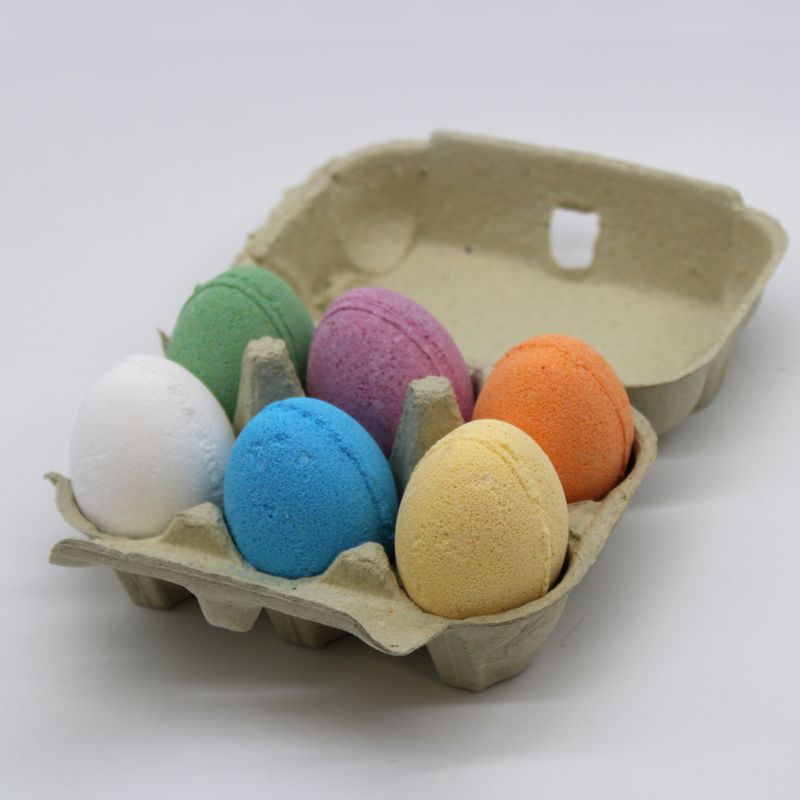 Banana Bath Eggs in a Tray - White Label