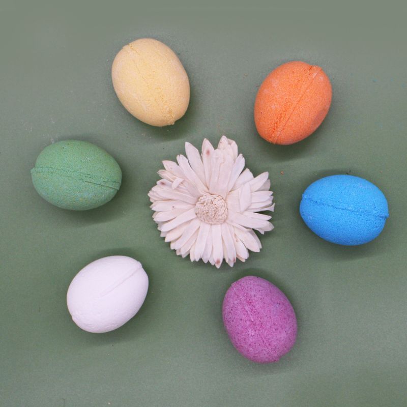 Coconut Bath Eggs in a Tray - White Label