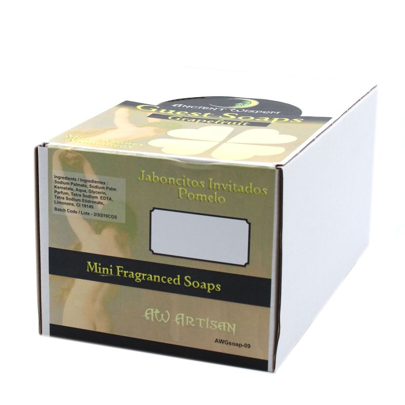 Heart Guest Soap - Grapefruit - White Label