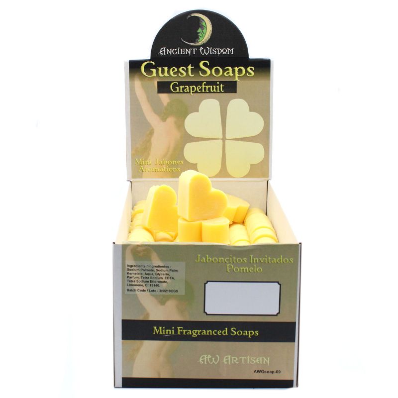 Heart Guest Soap - Grapefruit - White Label