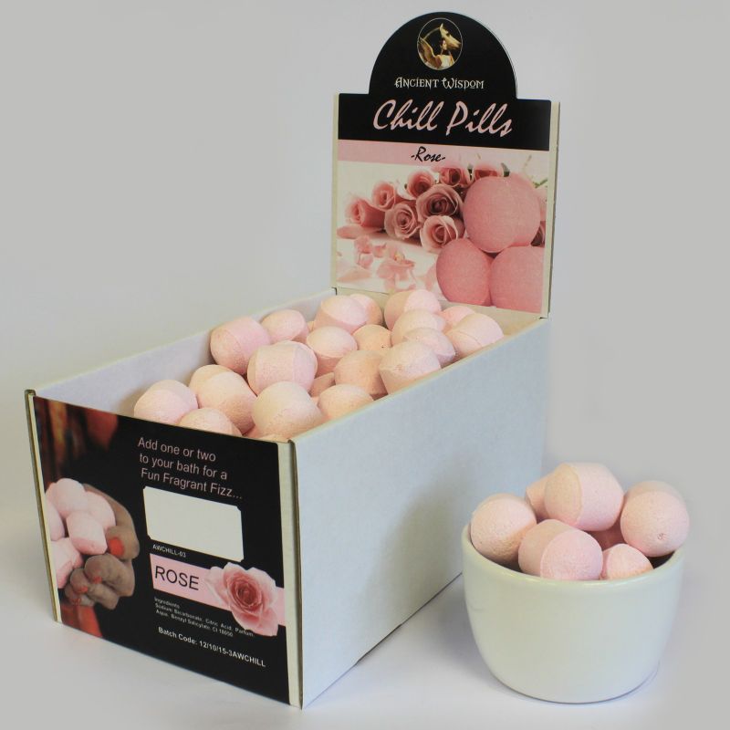 1.3Kg Box of Rose Chill Pills - White Label
