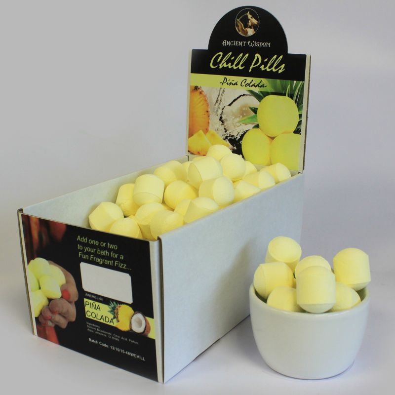 1.3Kg Box of Pinacolda Chill Pills - White Label