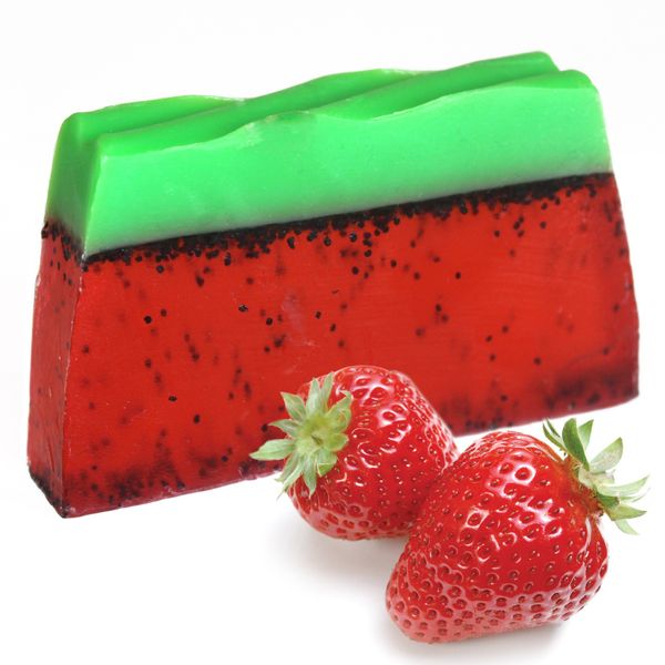 Tropical Paradise Soap Loaf 1.1kg - Strawberry - White Label
