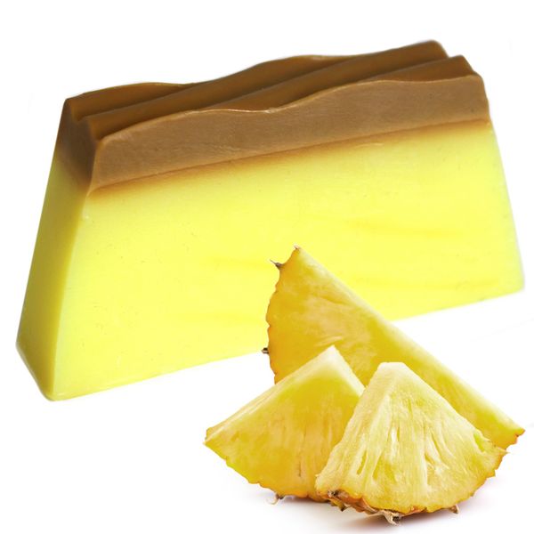 Tropical Paradise Soap Loaf 1.1kg - Pineapple - White Label