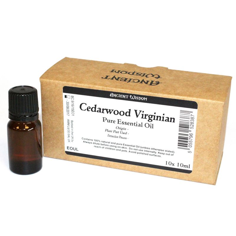 10ml Cedarwood Virginian Essential Oil White Label