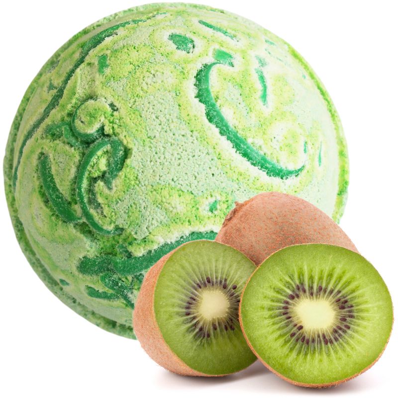 Tropical Paradise Coco Bath Bomb 180g - Kiwi Fruit - White Label