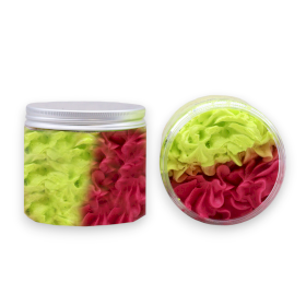 4x Strawberry & Kiwi Whipped  Soap 120g - White Label