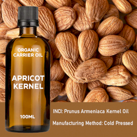 10x Apricot Kernel Organic Base Oil 100ml - White Label