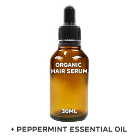 20x Organic Hair Serum 30ml - Peppermint - White Label