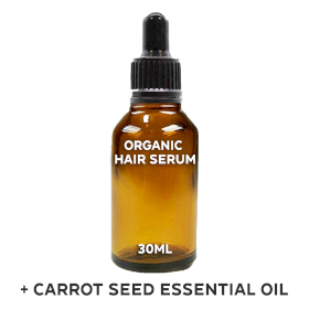 20x Organic Hair Serum 30ml - Carrot Seed - White Label