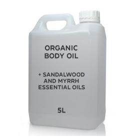 Bulk Organic Body Oil 5L - Sandalwood & Myrrh
