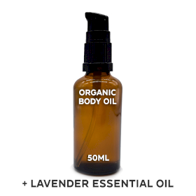 10x Organic Body Oil 50ml - Lavender - White Label