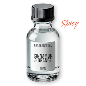 10x Cinnamon & Orange Fragrance Oil 10ml - White Label