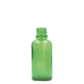 255x 5ml Green Glass Dropper Bottle - No Cap
