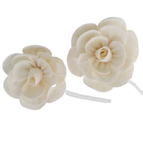 12x Natural Diffuser Flowers - Lrg Lotus on String