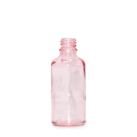 160x 10ml Rose Pink Glass Dropper Bottle