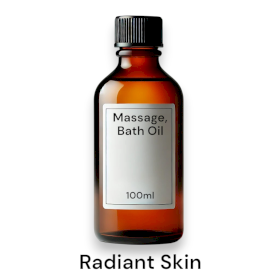 10x Radiant Skin Massage Oil / Bath Oil 100ml - White Label