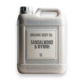 Bulk Organic Body Oil 5L - Sandalwood & Myrrh