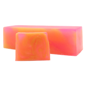 Sliced Pink Charlotte Soap Loaf (13pcs) - White Label