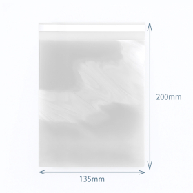 500x Poly-Prop Bags 135x200mm Reseal (500)